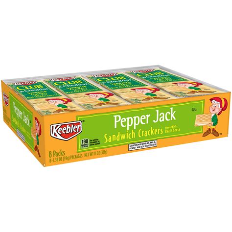 pepper jack cheese and crackers