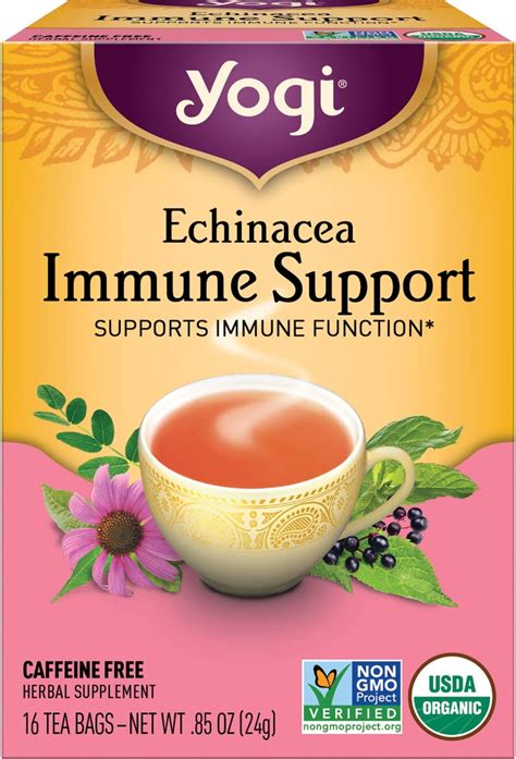 Peppermint And Echinacea Tea