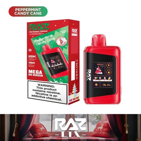 peppermint candy cane raz vape