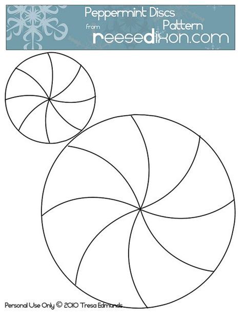 Peppermint Discs Pattern