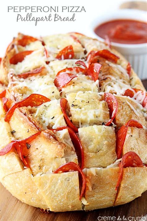 Pepperoni Cheese Pull Apart Bread