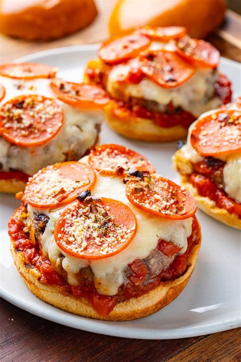 Pepperoni Pizza Beef Burger