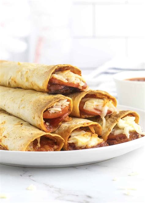 Pepperoni Pizza Taquitos