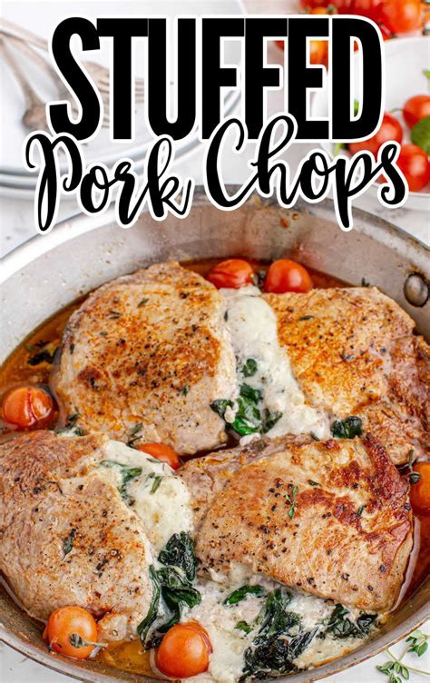 Pepperoni Stuffed Pork Chops