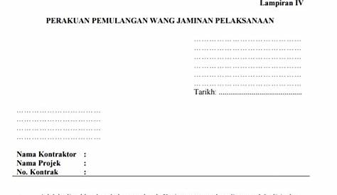 Contoh Surat Pemulangan Deposit : Website Resmi Provinsi Kalimantan
