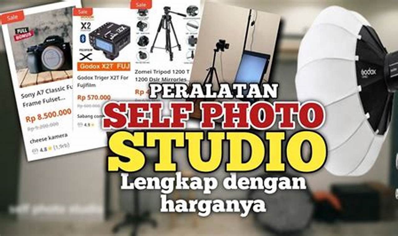peralatan self photo studio