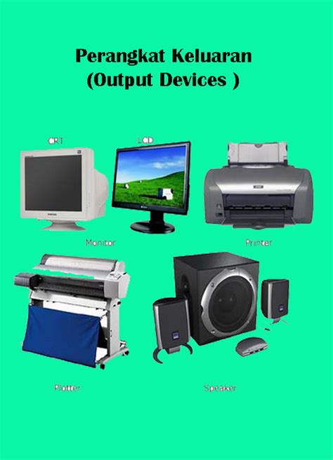 5 perangkat output (keluaran) yang berhubungan dengan komputer Vorvit