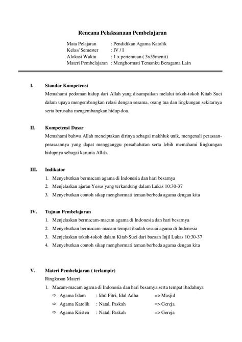 perangkat pembelajaran agama kristen sd