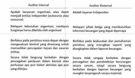 Perbedaan Antara Audit Internal Dan Audit Eksternal G - vrogue.co
