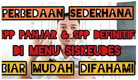 TUTORIAL PEMBUATAN SPP SPM DAN SP2D LS PADA SIPD - YouTube