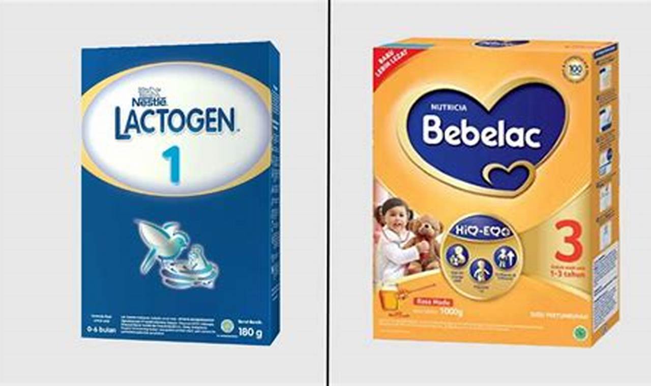 Perbedaan Lactogen dan Bebelac: Mana yang Lebih Baik untuk Bayi?