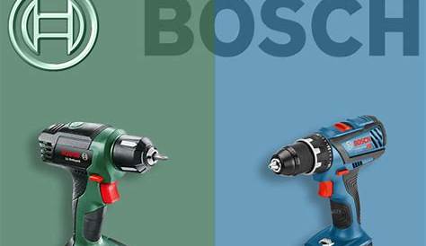 Séries Bosch, entre le bleu et le vert, quelles différences?