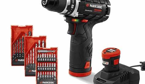 Perceuse Visseuse Parkside Performance PARKSIDE® visseuse Sans Fil PABS 20Li D4 20V