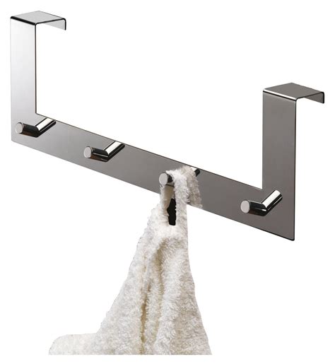 Percha de baño sin taladro acabado cromo