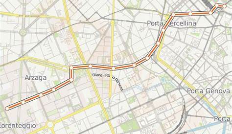 Linea 54: orari, fermate e mappe - Duomo M1 M3