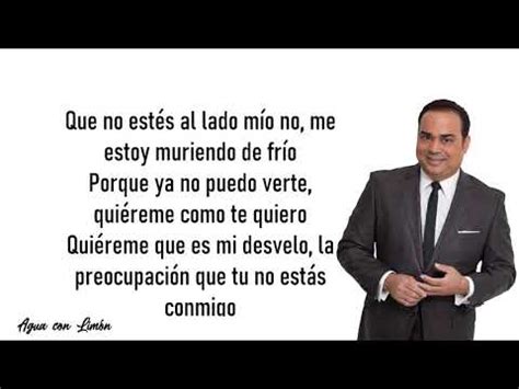 perdoname letra gilberto santa rosa