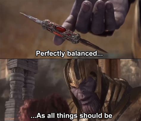 Reviews Perfectly Balanced Meme Template