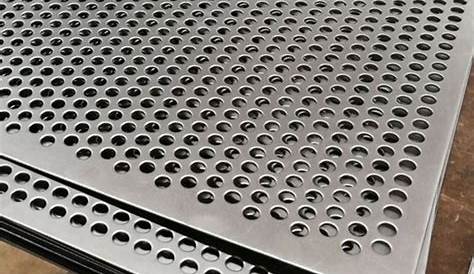 Perforated Decking Custom Metal Fabricator Merger Metals, LLC