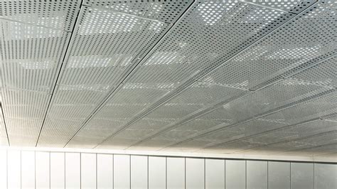 perforated metal ceiling panels