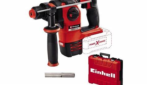 Perforateur Einhell 18v Hammer Drill Cordless Angle Grinder 2 Batteries