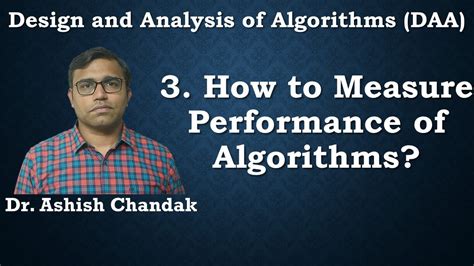 performance measurement of algorithm in daa