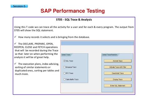 performance testing in sap