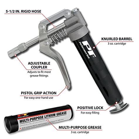 Performance Tool Mini Grease Gun Instructions