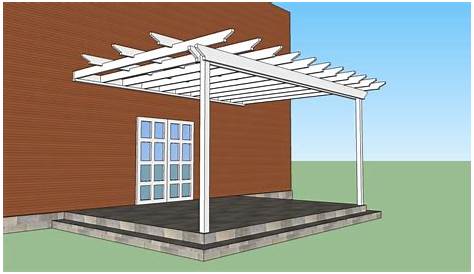 Woodwork Pergola Plans Attached To House PDF Plans
