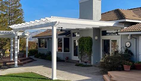 Low Price Pergola Attached To House Roof Garden Landscape