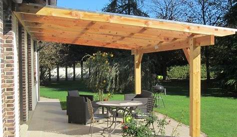 Pergola Bois Couverture Tuiles Avec Toit Tuile Revêtements Modernes Du Toit