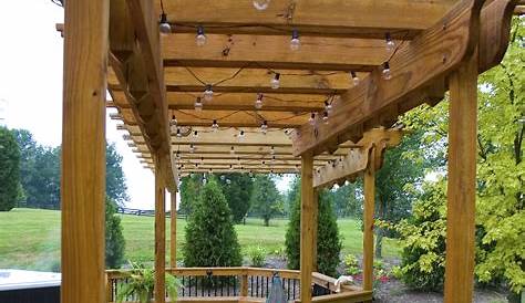 Pergola Ideas For Deck This One Is Nice And I Like How They Did The Wrap Around The