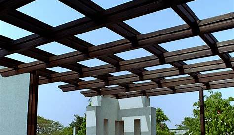 Pergola Roofing Glass Kerala Roof छत क च दर Varna Plywood