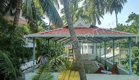 Pergola Roofing Kerala Finished Villa At Kolencheri, Ernakulam Home