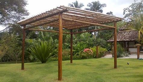 Pergolado em eucalipto cobrire pérgola pergolado 