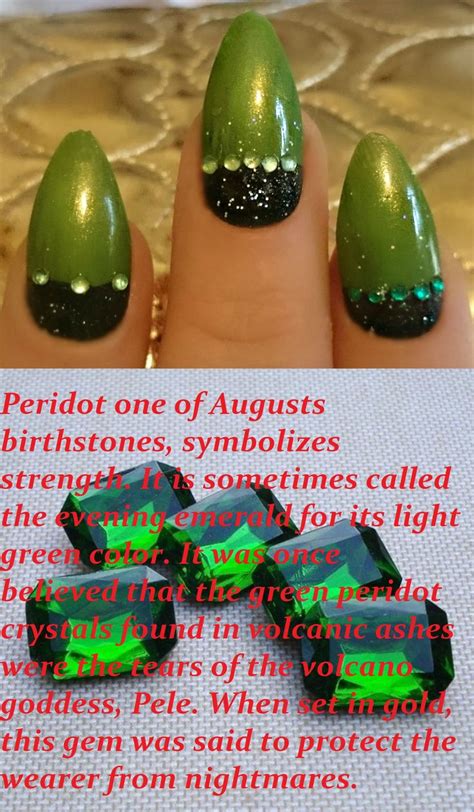Peridot Nail Designs: A Guide to Captivating Green Manicures