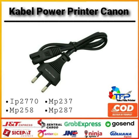 Periksa Kabel Power Printer Canon MP287