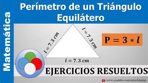 Perímetro de un Triángulo Equilátero Fórmulas y Ejercicios Neurochispas
