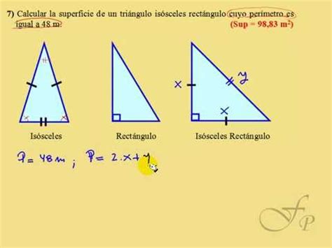 Download Perímetroconocido Area Y Perimetro Del Triangulo Isosceles
