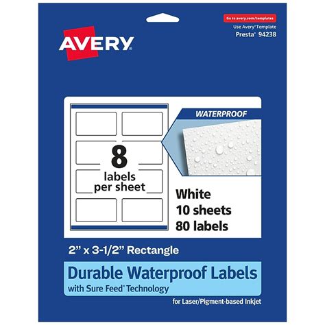 Permanent Acrylic Adhesive Labels