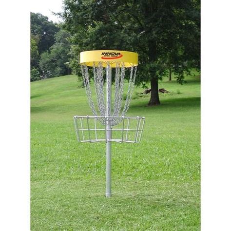 permanent frisbee golf baskets