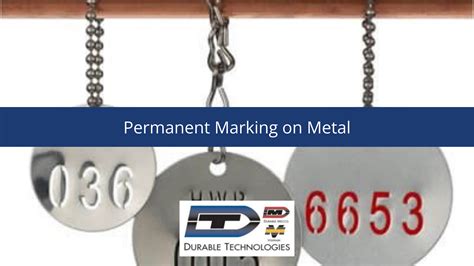Permanent Marking On Metal