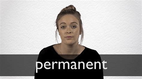 permanent meaning in english oxford