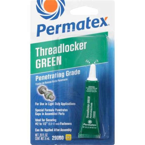 Permatex Threadlocker Green Sds