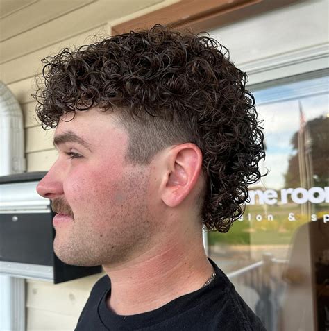 permed modern mullet