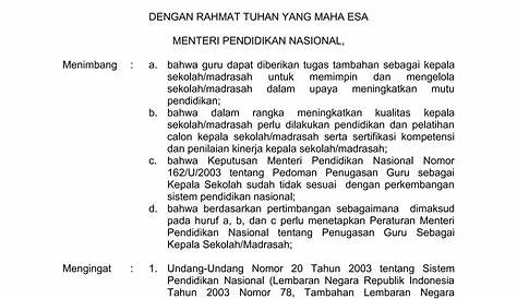 DOWNLOAD PERMENDIKNAS NOMOR 13 TAHUN 2007 TENTANG STANDAR KEPALA