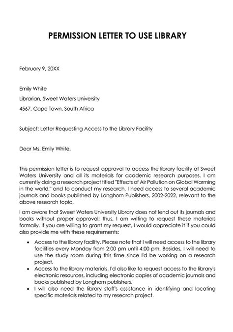 Permission Request Letter_Sample Publishing Books