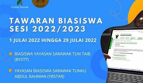 Permohonan Yayasan Biasiswa Sarawak Tunku Abdul Rahman 2020/2021 Online