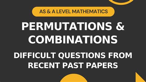 Permutations And Combinations Difficult Questions