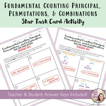 Permutations And Combinations Learning Task