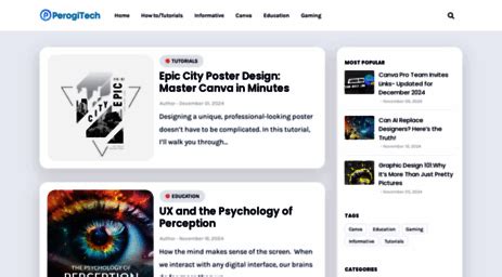 Perogi Tech Canva Design Solutions